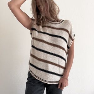 Striped S/S Sweater